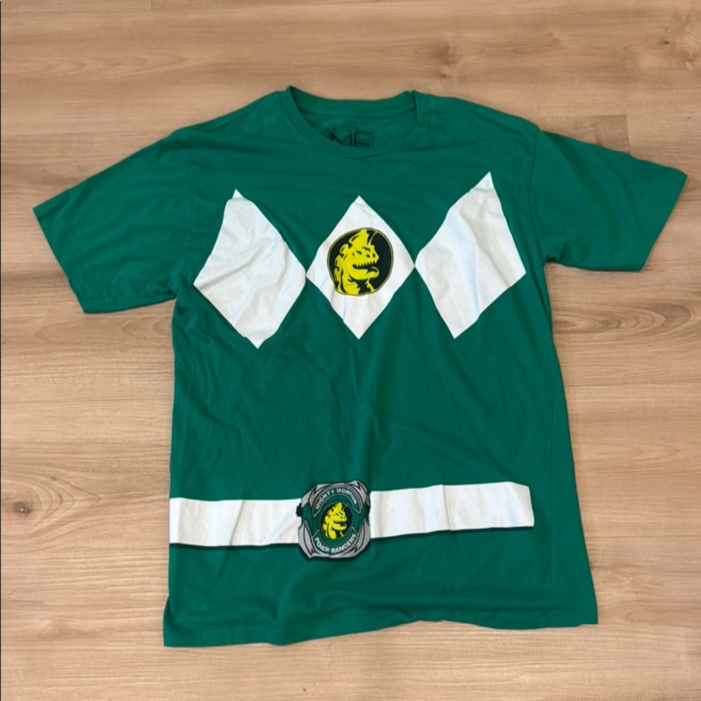 Men’s Large MF Green Power Rangers T-Shirt